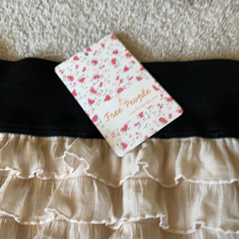NWT Free People ruffle skirt M - Picture 3 of 9